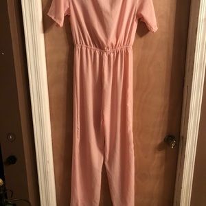 Pink Jumpsuit size small